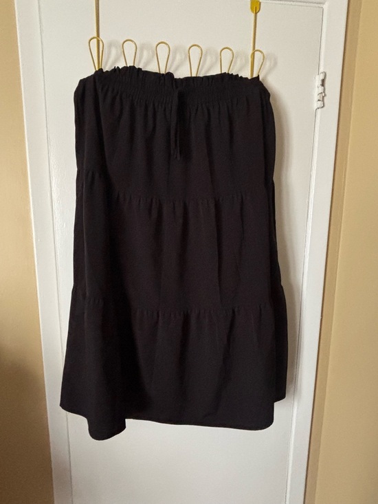 Dresses & Skirts - Black Tiered Midi Skirt - Women